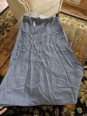 Women's Slate Blue A-Line Skirt Nwt Madewell 4
